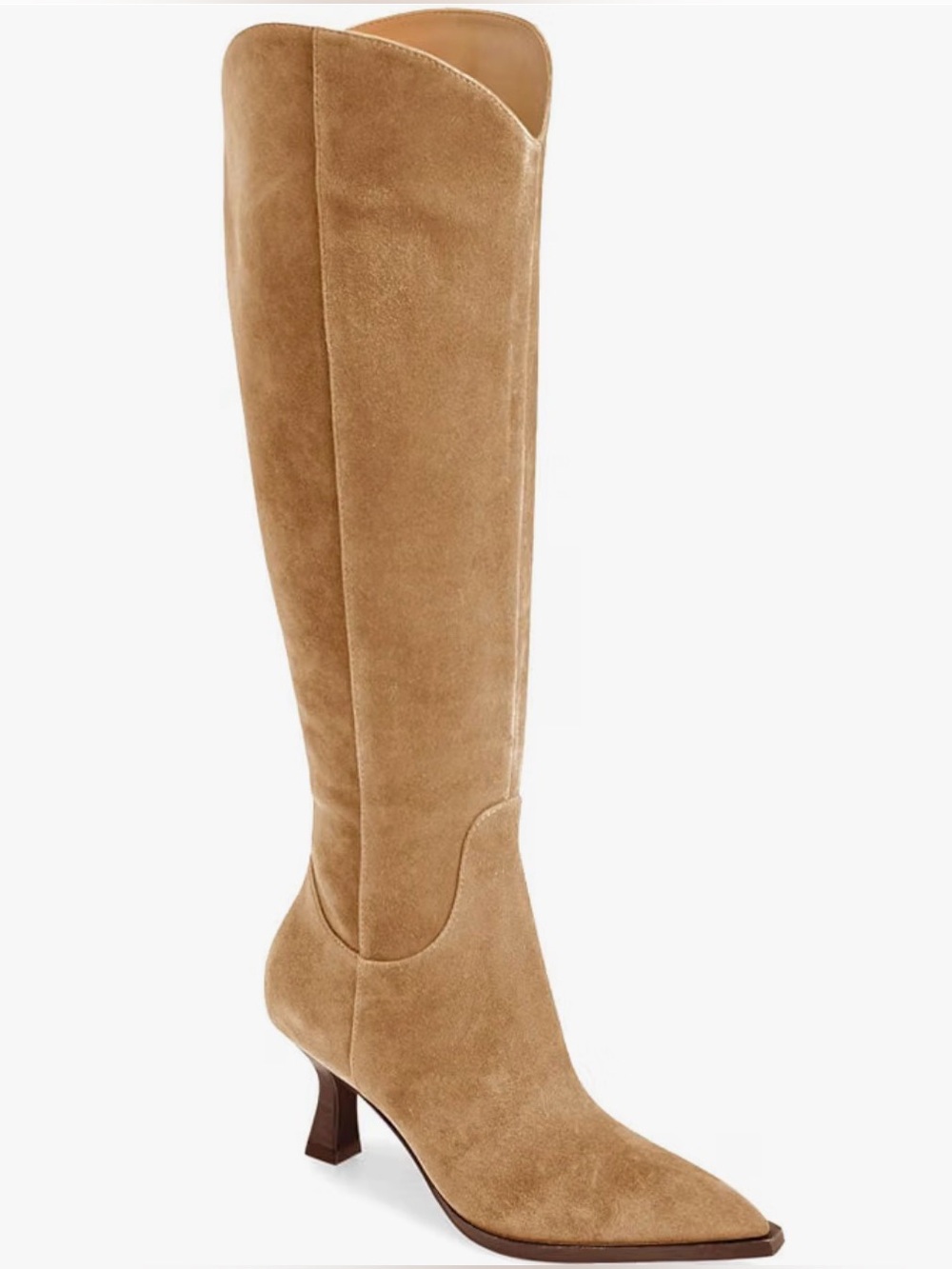 NWT 🤎 Faux Suede Knee High Boots - Picture 1 of 9